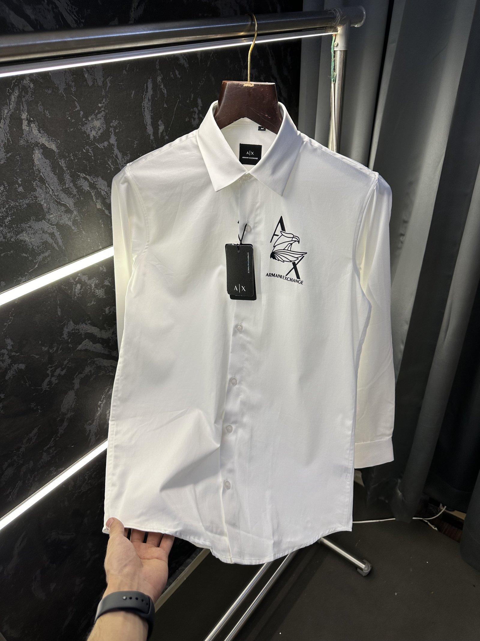 Armani Exchange Current Store Article Shirt With Box Packing Price in India - Style 1 - Buy at Bootery - Image 4