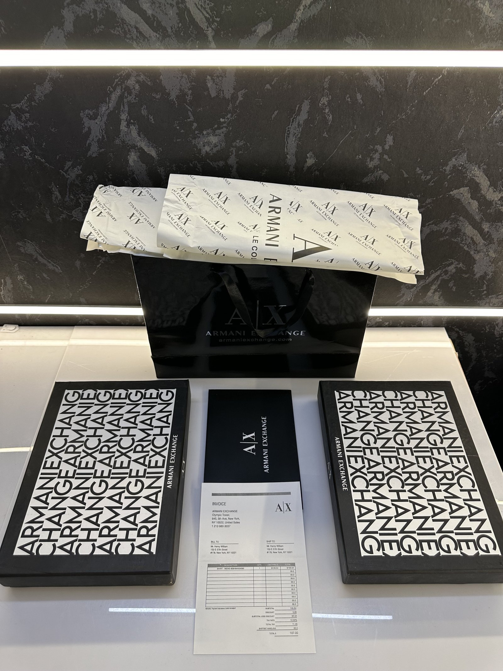 Buy Armani Exchange Reflective Premium Shirt With Box Packing Black Ax871 Online in India - Bootery - Image 6