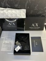 Buy Armani Exchange Reflective Store Article Shirt With Original Packing Black Online in India - Bootery - Image 5