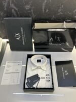 Buy Armani Exchange Arman.i Exchange Current Store Article Shirt With Original Packing White Online in India - Style 2 - Bootery - Image 3