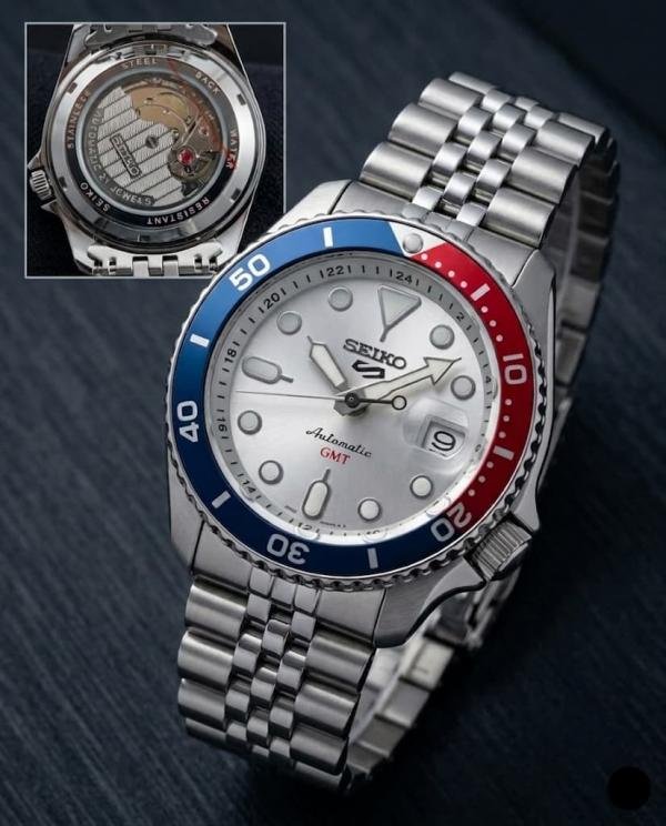 Seiko 5 Sports GMT Movement Like Automatic Style 2 Watch for Men - Best Price Online - Bootery