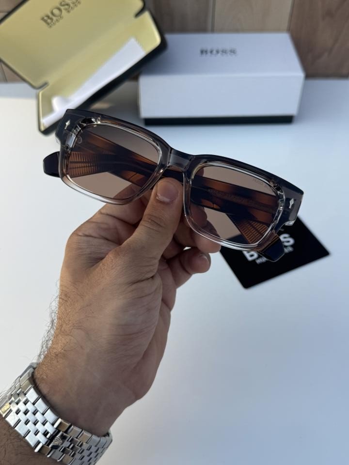 Hugo Boss 621 Grey Tiger Brown Sunglasses - Best Price Online - Bootery - Image 2