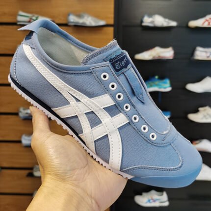 Onitsuka Tiger Mexico 66 Slip on blue Shoes Price in India - Buy at Bootery