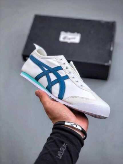 Onitsuka Tiger Mexico 66 Slip onWhite blue Shoes - Best Price Online - Bootery