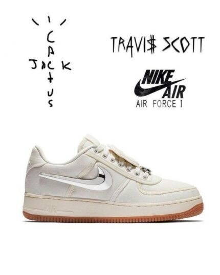 Buy Travis Scott x Air Force 1 Sail White Shoes Online in India - Bootery