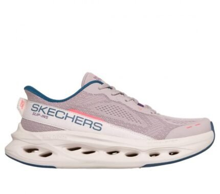 Buy Skechers Max Cushioning Glide-Step Pink light purple - A Slip-ins running shoes Shoes Online in India - Bootery