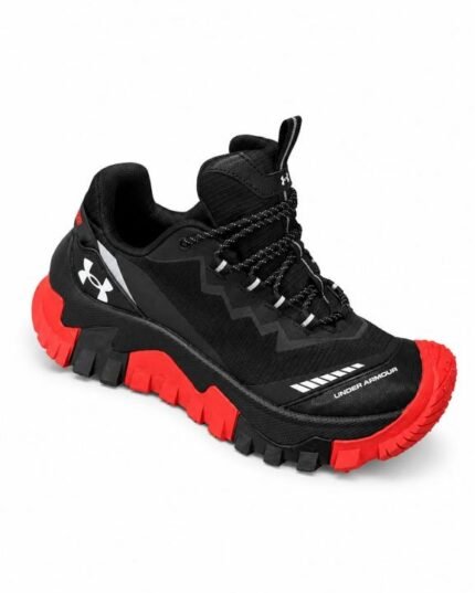 Buy Under Armour Athletic Hiking Black Red Shoes Online in India - Bootery