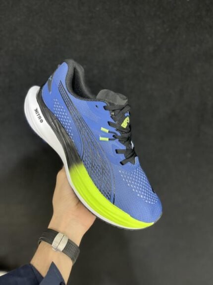 Puma Deviate 3 Nitro Blue Green Shoes - Best Price Online - Bootery