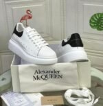Buy Alexander McQueen White Sneakers With Card Bill carry Bag & Og Box Shoes Online in India - Style 2 - Bootery - Image 2