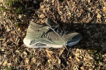 Buy Hoka One Kaha 3 Low GTX Hiking Olive Green Shoes Online in India - Bootery - Image 2