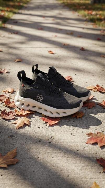 Loewe x On Cloudtilt Grey Denim Running Shoes - Best Price Online - Bootery