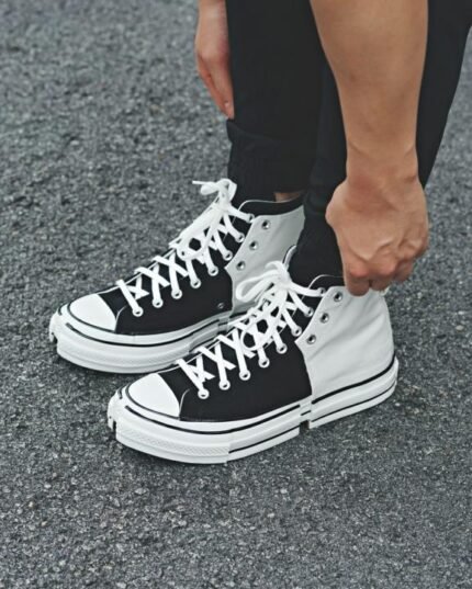 Converse x Feng Chen Wang Chuck 70 2-in-1 High Ivory Black Shoes Price in India - Buy at Bootery