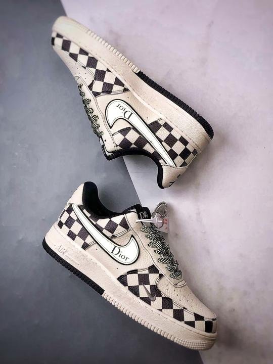 Dior x Air Force 1 Leather Shoes Price in India - Buy at Bootery - Image 6