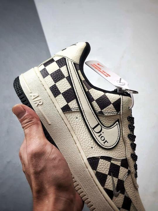 Dior x Air Force 1 Leather Shoes Price in India - Buy at Bootery - Image 5