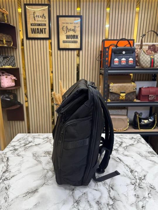 Tumi Alpha Bravo Navigation Roll-top Backpack With Leather Trim - Image 3