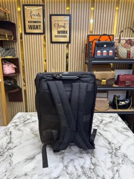 Buy Tumi Alpha Bravo Navigation Roll-top Backpack With Leather Trim Online in India - Style 1 - Bootery - Image 2