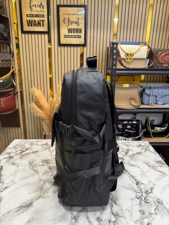 Buy Emporio Armani EA7 Signature Plaque Backpack In Black Online in India - Bootery - Image 4