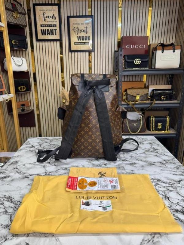 Louis Vuitton Christopher Monogram Taurillon Leather Backpack - Image 4