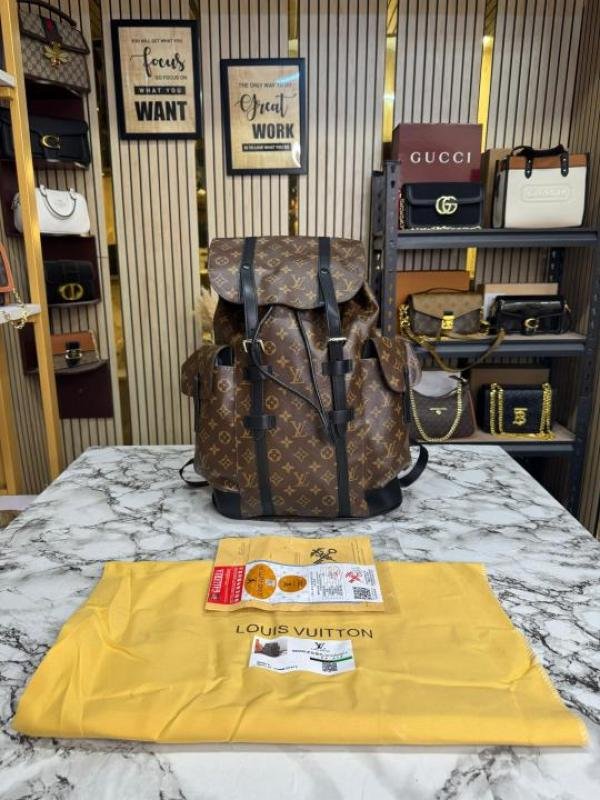 Louis Vuitton Christopher Monogram Taurillon Leather Backpack - Image 2