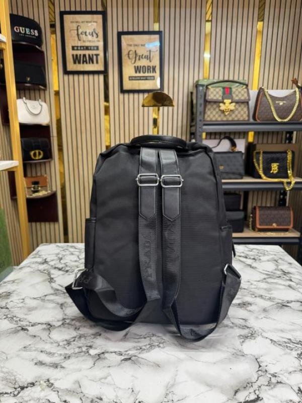 Prada Saffiano Re-nylon Unisex Backpack - Image 3