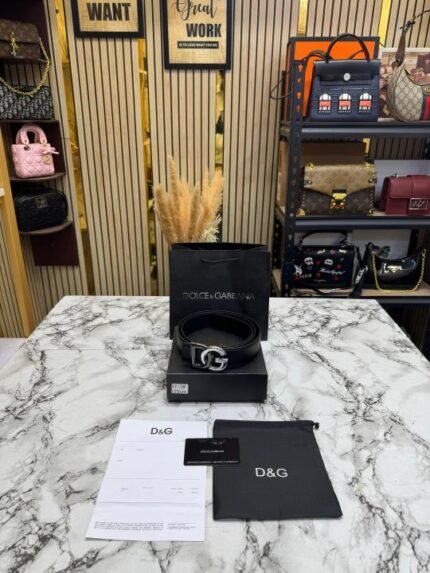 Dolce & Gabbana Dolce & Gabbana Signature DG Buckle Formal Belt With Box Including Carry Bag Price in India - Style 2 - Buy at Bootery - Image 2