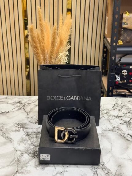 Buy Dolce & Gabbana Dolce & Gabbana Signature DG Buckle Formal Belt With Box Including Carry Bag Online in India - Style 4 - Bootery