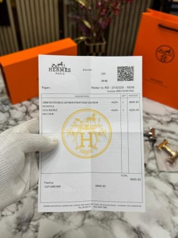 Hermes Belt Combo With Carry Bag And Dust Bag With Card And Bill With OG Box Hs-3 - Best Price Online - Bootery - Image 2