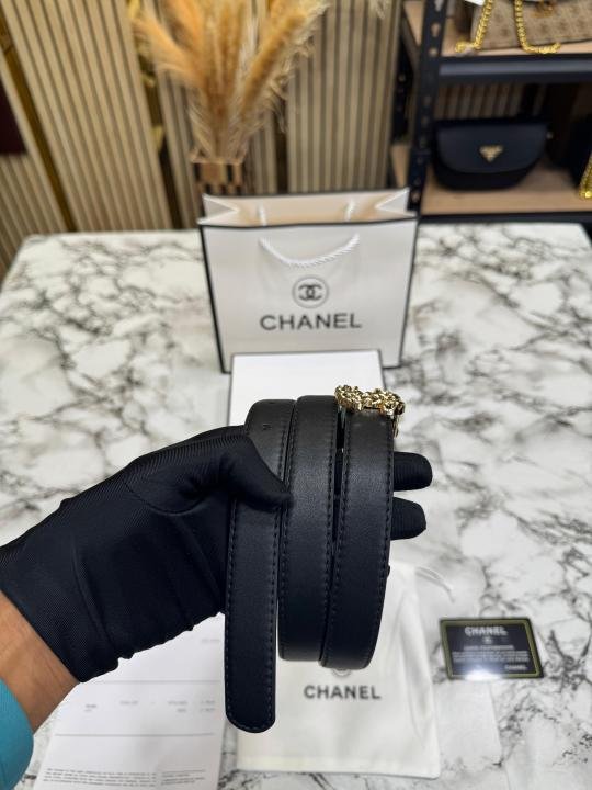Chanel Chain CC Buckle Leather Belt With Box And Dust Bag Including Carry Bag Price in India - Buy at Bootery - Image 3