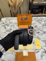 Louis Vuitton Crystal Lv Buckle Leather Belt With Box And Dust Bag Including Carry Bag - Best Price Online - Bootery - Image 5