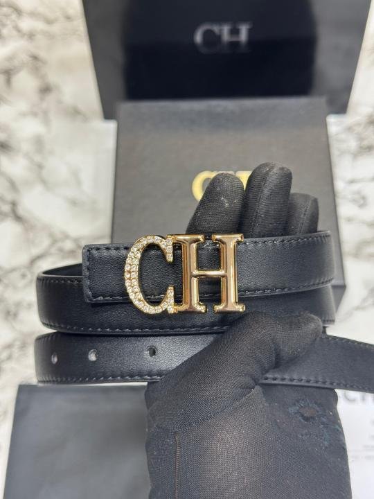 Carolina Herrera Premium Quality Belt With Box And Dust Bag Including Carry Bag - Image 4