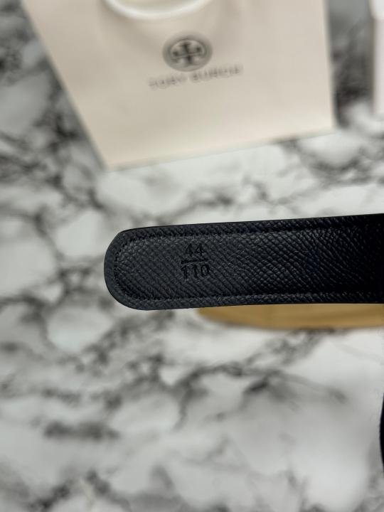 Tory Burch Pave Double T Logo Iconic Belt - Image 3