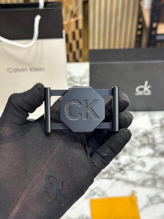 Calvin Klein Leather Belt Combo Ck-buckles Includes Box Dust Bag And Carry Bag - Image 3