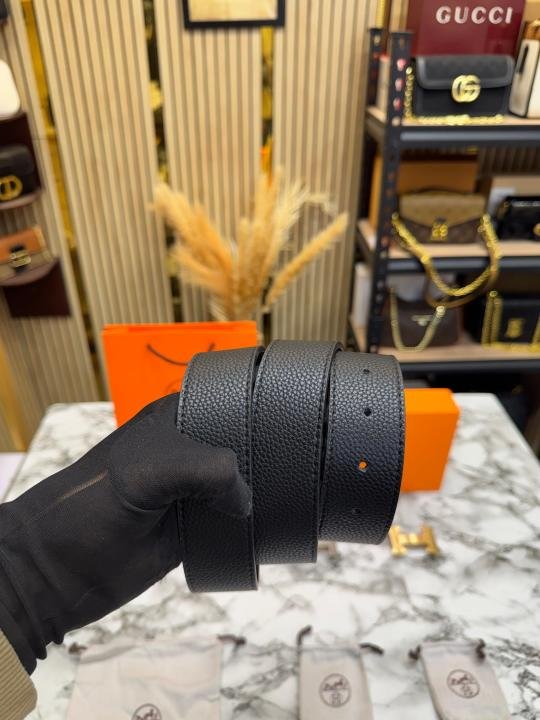 Hermes Black Leather Belt Combo H-buckle Set Includes Box Dust Bags And Carry Bag - Best Price Online - Style 3 - Bootery - Image 8