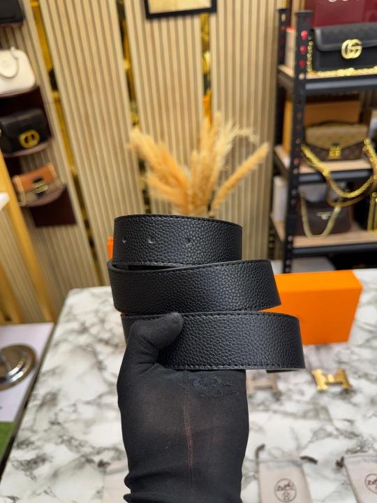 Hermes Black Leather Belt Combo H-buckle Set Includes Box Dust Bags And Carry Bag - Best Price Online - Style 3 - Bootery - Image 2