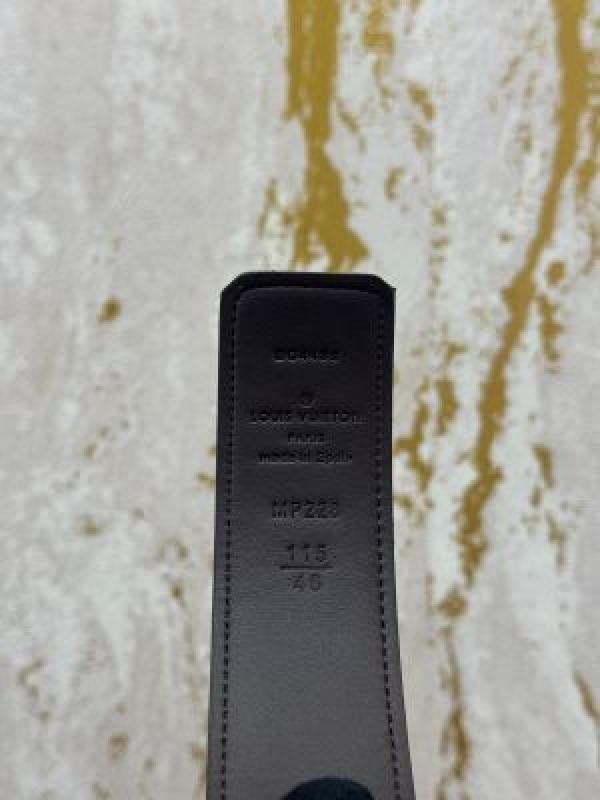 Louis Vuitton BROWN CHECKS PREMIUM BELT & WALLET COMBO WITH OG MAGNATIC BOX DUST BAG CARRY BAG L63 - Image 2