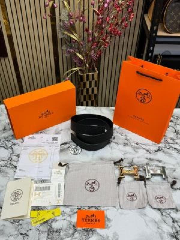 Hermes Belt Combo With Carry Bag And Dust Bag With Card And Bill With OG Box Hs-15 - Best Price Online - Bootery