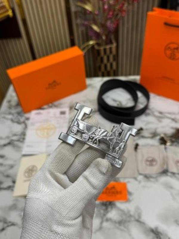 Hermes Belt Combo With Carry Bag And Dust Bag With Card And Bill With OG Box Hs-9 Price in India - Buy at Bootery - Image 5