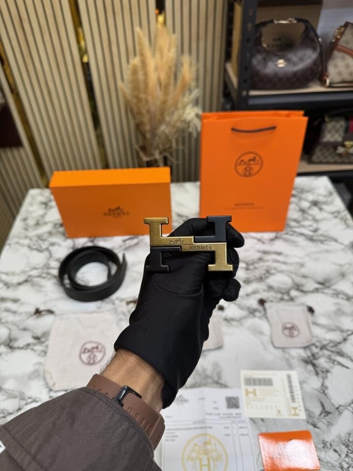 Hermes Belt Combo With Carry Bag And Dust Bag With Card And Bill With OG Box Hs-12 - Best Price Online - Bootery - Image 3