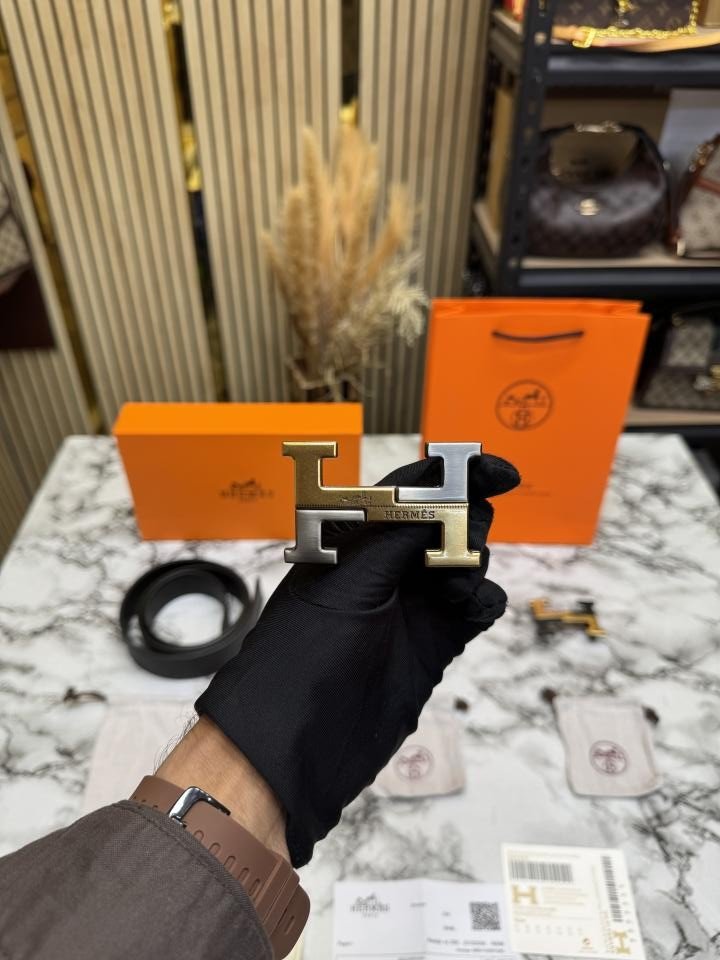 Hermes Belt Combo With Carry Bag And Dust Bag With Card And Bill With OG Box Hs-12 - Best Price Online - Bootery - Image 2