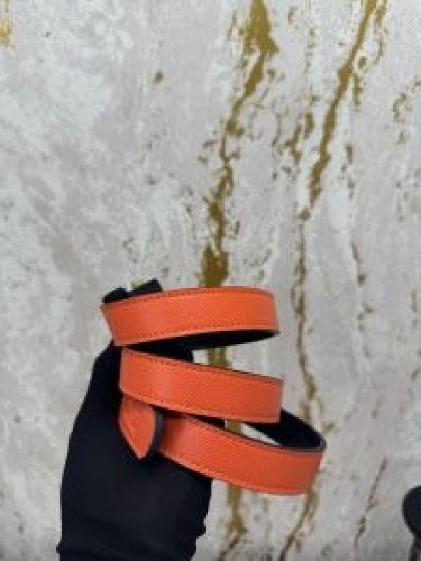 Hermes Premium Belt With OG Box Dust Bag Orange H48 - Best Price Online - Bootery - Image 5