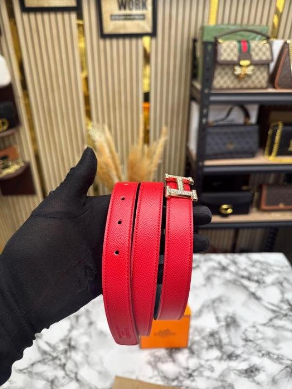 Hermes Premium Belt With OG Box Dust Bag H49-red Price in India - Buy at Bootery - Image 3