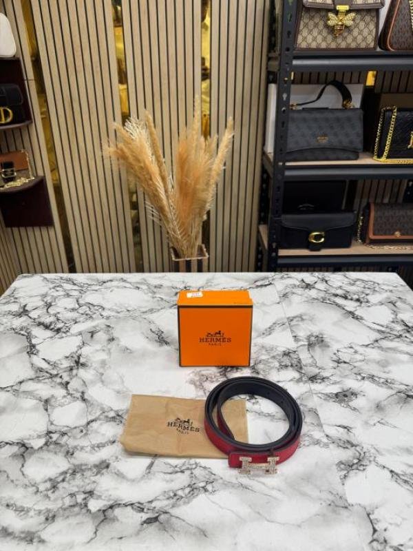 Hermes Premium Belt With OG Box Dust Bag H49-red Price in India - Buy at Bootery