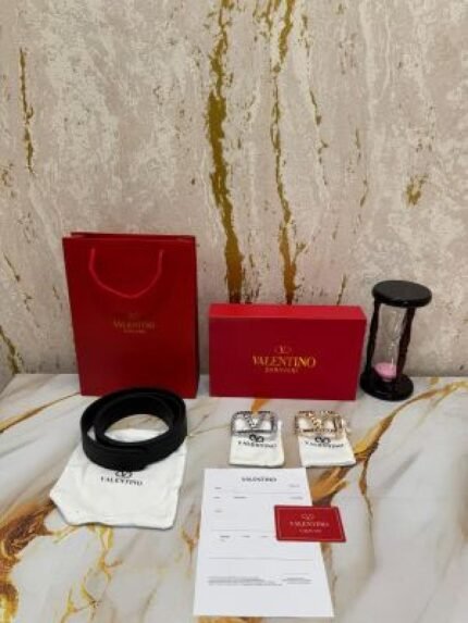 Valentino Garavani Reversible V-logo Signature Belt Set With Box And Dust Bag Including Carry Bag Price in India - Buy at Bootery