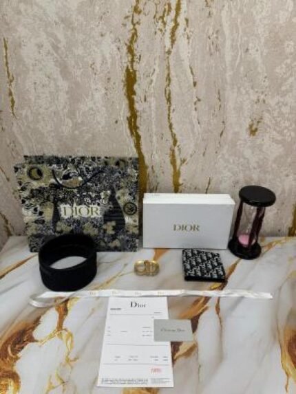 Christian Dior Oblique Belt Set With Buckle And Wallet With Box And Dust Bag Including Carry Bag - Best Price Online - Bootery