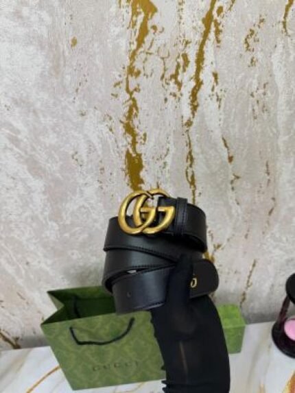 Gucci Premium Belt With OG Box Dust Bag Carry Bag G35 Black Price in India - Buy at Bootery - Image 2
