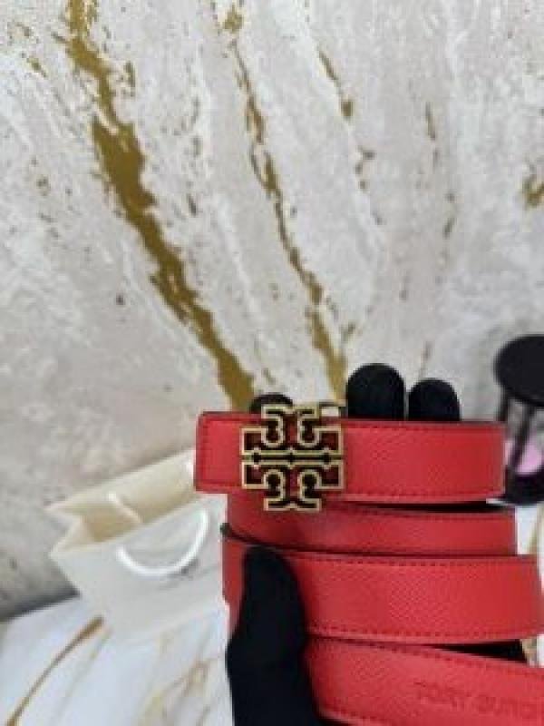 Tory Burch Pave Double T Logo Iconic Belt - Image 4