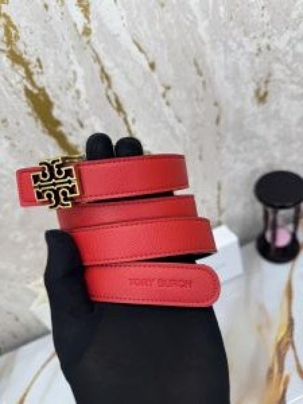 Tory Burch Pave Double T Logo Iconic Belt - Image 3