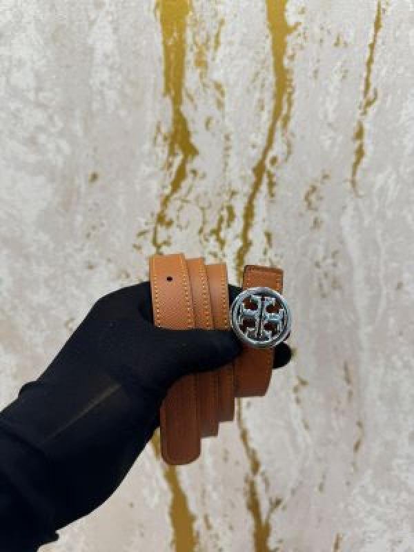 Tory Burch TORRY BURCH PREMIUM QUALITY BELT WITH OG BOX DUST BAG & CARRY BAG T57 TAN - Image 7