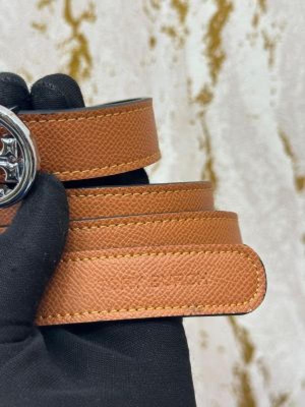 Tory Burch TORRY BURCH PREMIUM QUALITY BELT WITH OG BOX DUST BAG & CARRY BAG T57 TAN - Image 5