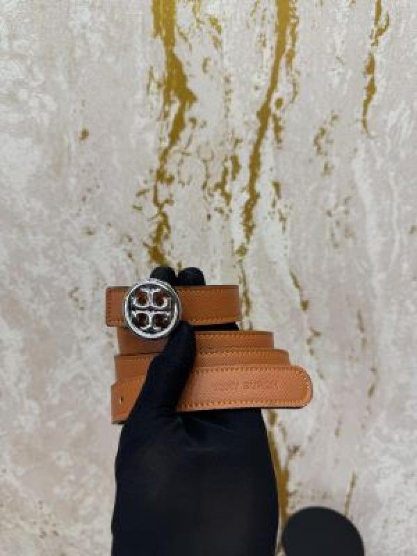 Tory Burch TORRY BURCH PREMIUM QUALITY BELT WITH OG BOX DUST BAG & CARRY BAG T57 TAN - Image 3